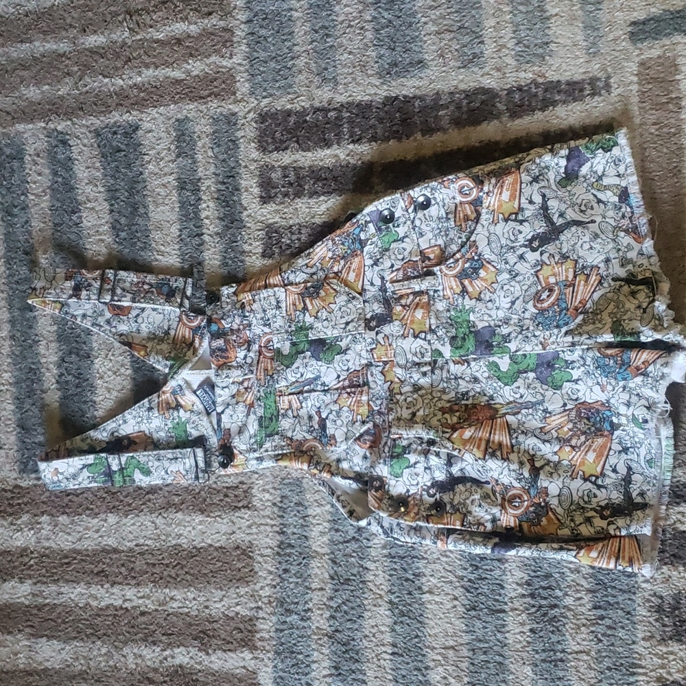 Marvel short overalls